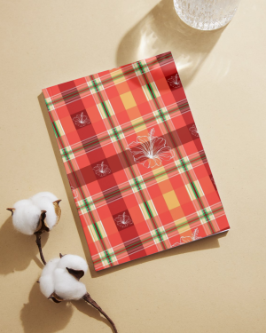 Carnet de Notes Positives - Madras & Hibiscus - 200 pages